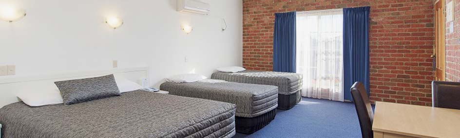Yarra Valley Motel offers Deluxe Spa Suites, Family rooms, Executive Queen rooms and Twin rooms.